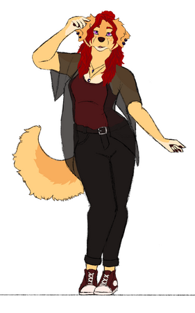 Callie Sketch Fullbody Colored