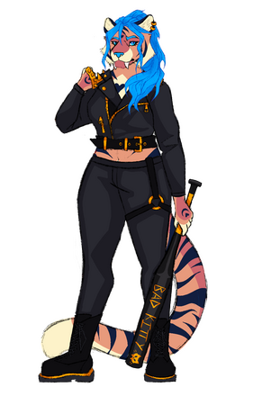 Ophelia Sketch Fullbody Colored
